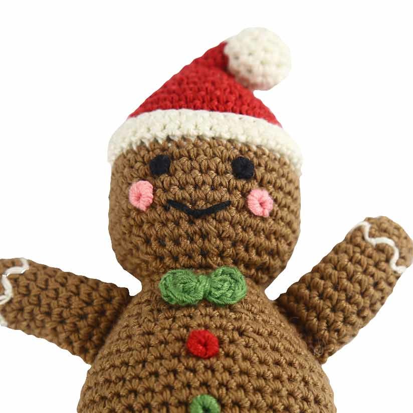 Handmade Combed Cotton Woven Crochet Doll 20cm