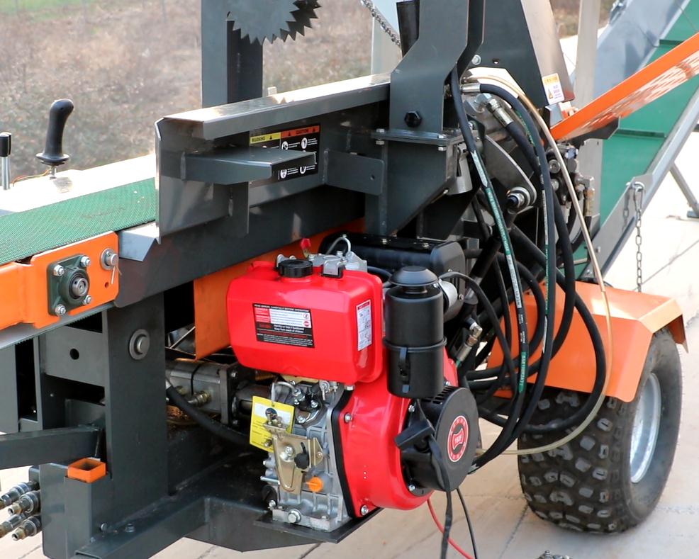 Firewood Processing Made Easy with this Gasoline Firewood Splitter
