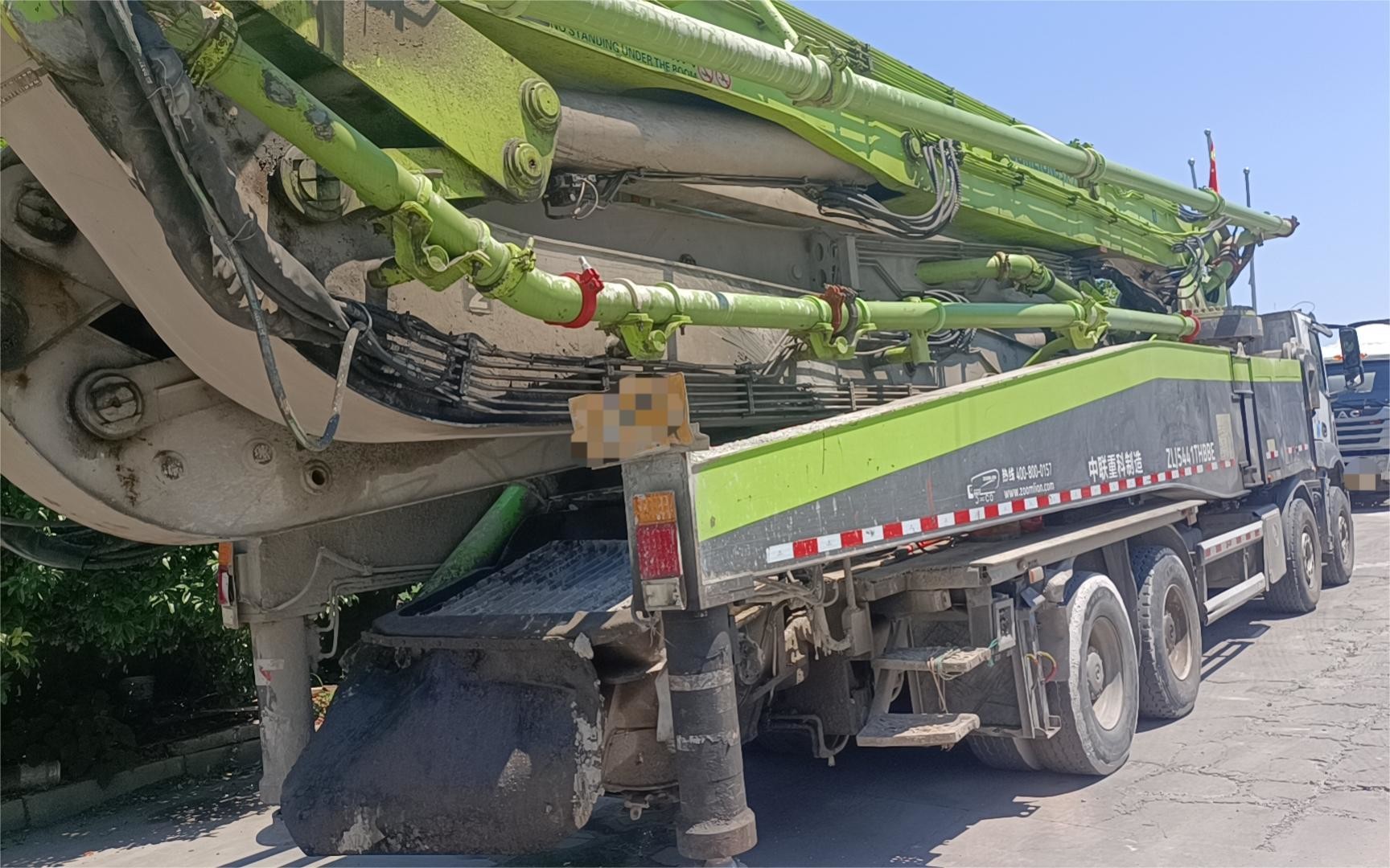 2020 62 Meters ZLJ5441THBBE Zoomlion Mercedes chassis Used Concrete Pump Truck Mixer
