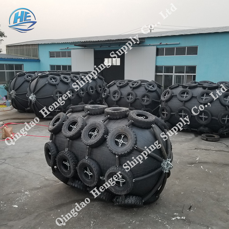 Rubber Mat With Rope Net Pneumatic Boat Fender Pneumatic Rubber Fenders