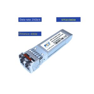  SFP MSA SFF-8472 25G SFP28 Transceiver 40km Lan WDM Optical Modules 25Gbps Manufactures