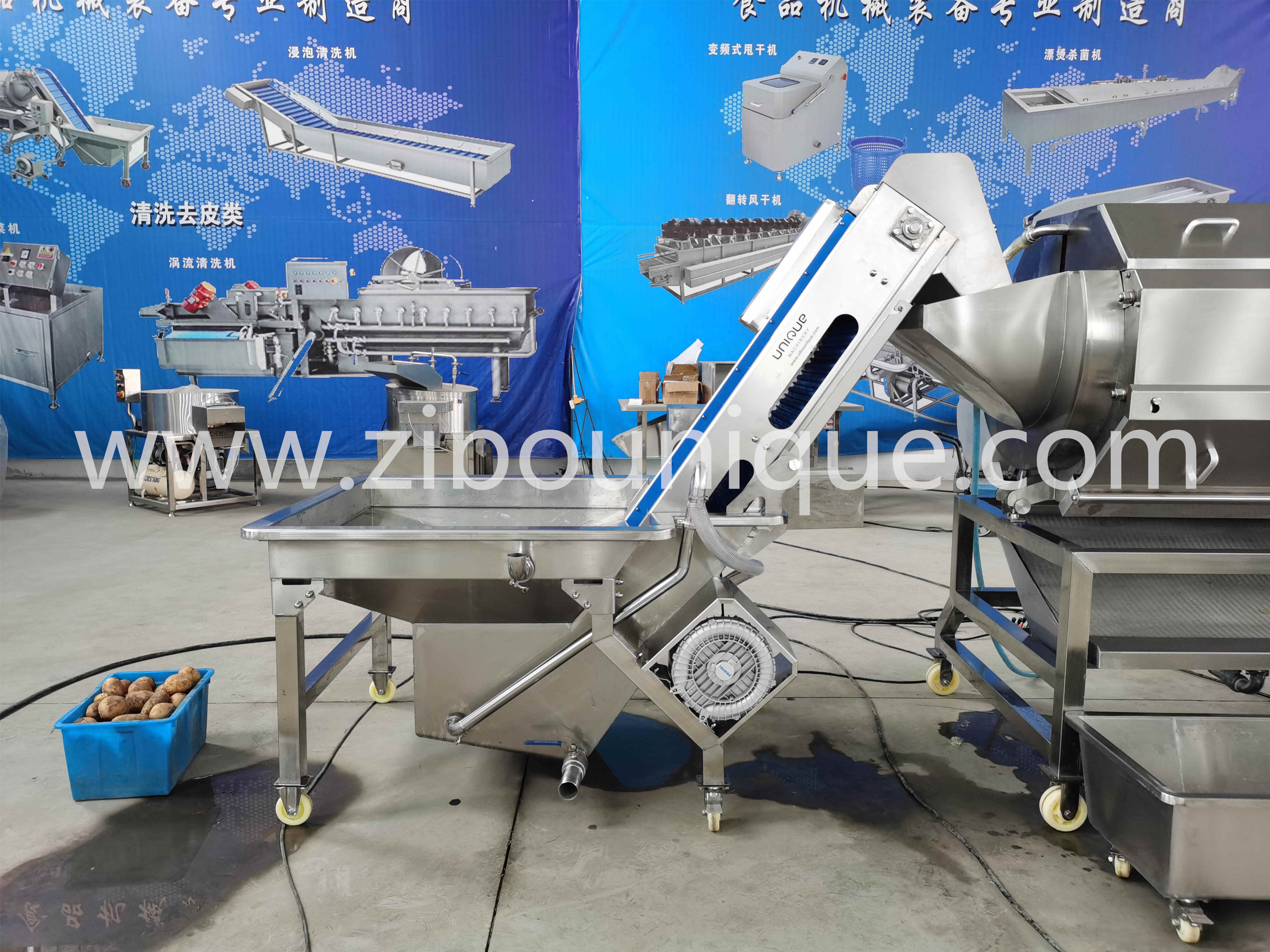 Video Technical Support Heavy Duty Potato Peeler Machine for Wash and Peel Potatoes