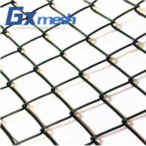 Electro Galvanized 6ft High 50ft Length Chain Link Fence 10 Gauge Cyclone Wire