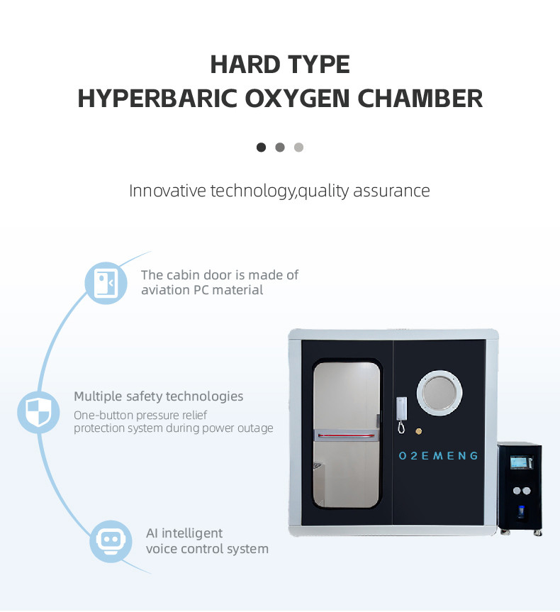 O2EMENG Factory's Double Hard Seat Hyperbaric Oxygen Therapy Chamber Low-Noise High Oxygen Purity 1.3ATA Hot Sales for Medical