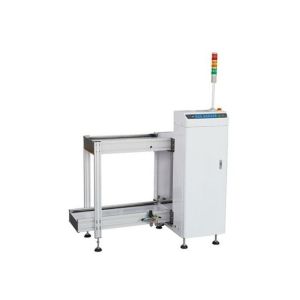 Belt Transporting PCB Width Adjustment 3 Color Display SMT Magazine Loader HS