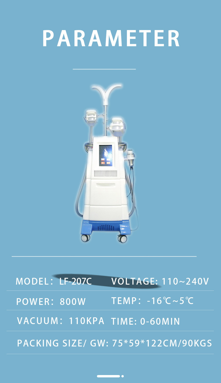 Cold Body Cryotherapy Slimming Criolipolyse 6 Hands Cool Tech Sculpting Shape Fat Freezing cryolipolysis Machine