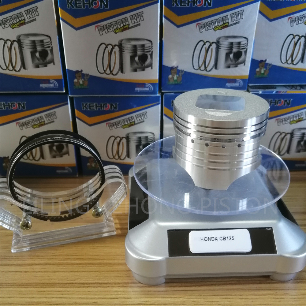 82g Steel Honda Motorcycle Pistons Fit CB 125 12x33mm Pin Size Practical