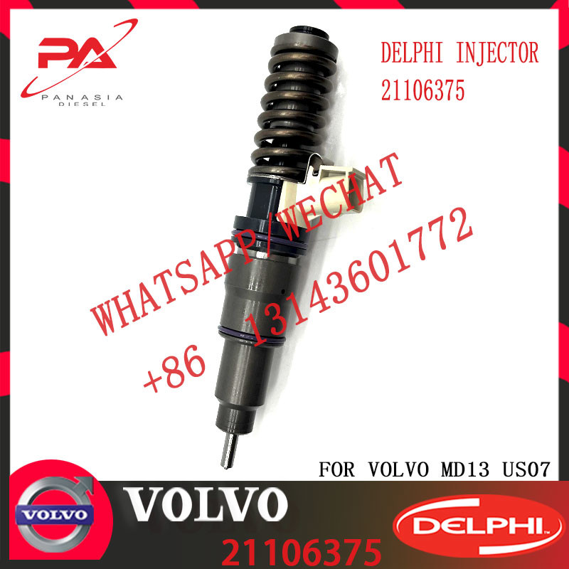 4 PINS Fuel Common Rail Injector 21106375 for V-O-L-V MD13 US07 with 10 MM BORE L280TBE