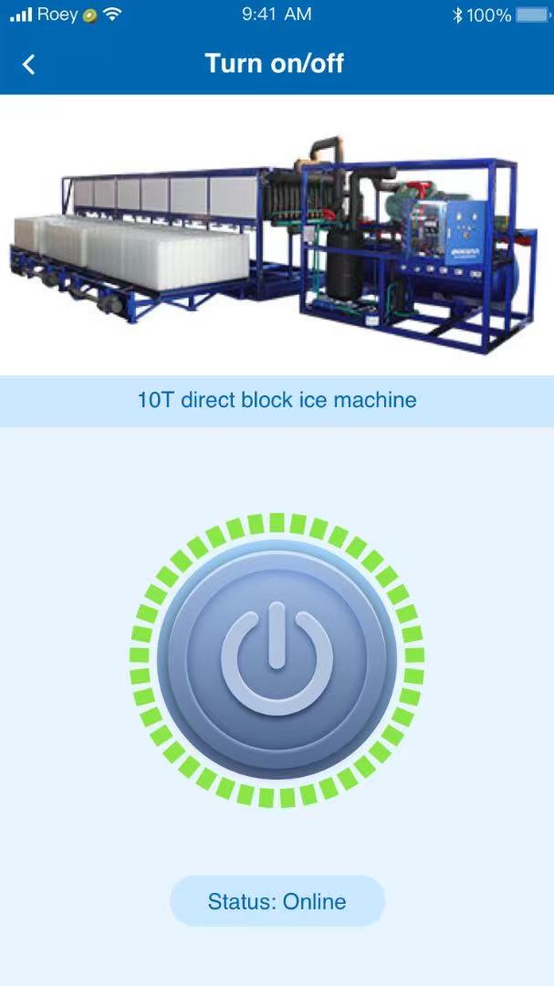 Industrial 10t Tube Ice Making Machine with Quick Freezing Function and Performance