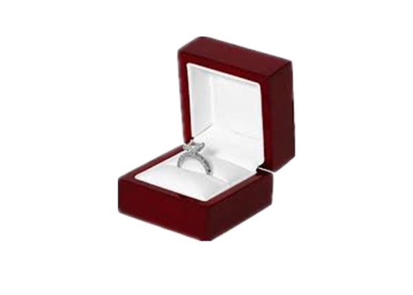 Heart Shaped Ring Jewelry Box Case Fashional Travel Organizer For Necklace