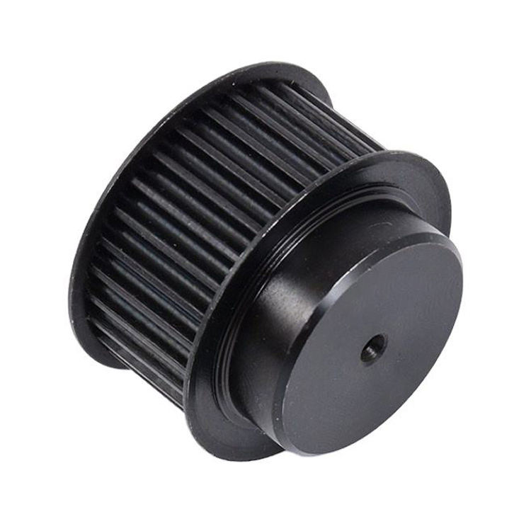 Black Synchronous Aluminum Timing Pulley Anodic Oxidation ISO9001