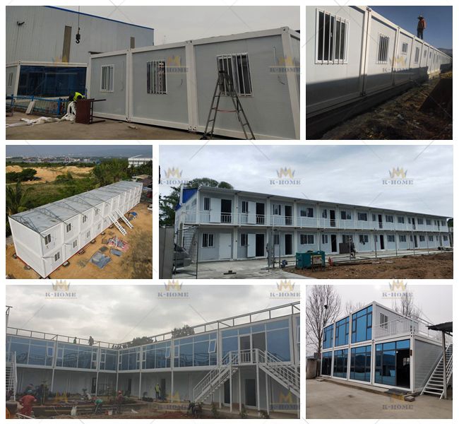 Container Prefabricated Flat Pack Housing Unit For Staff Quarters