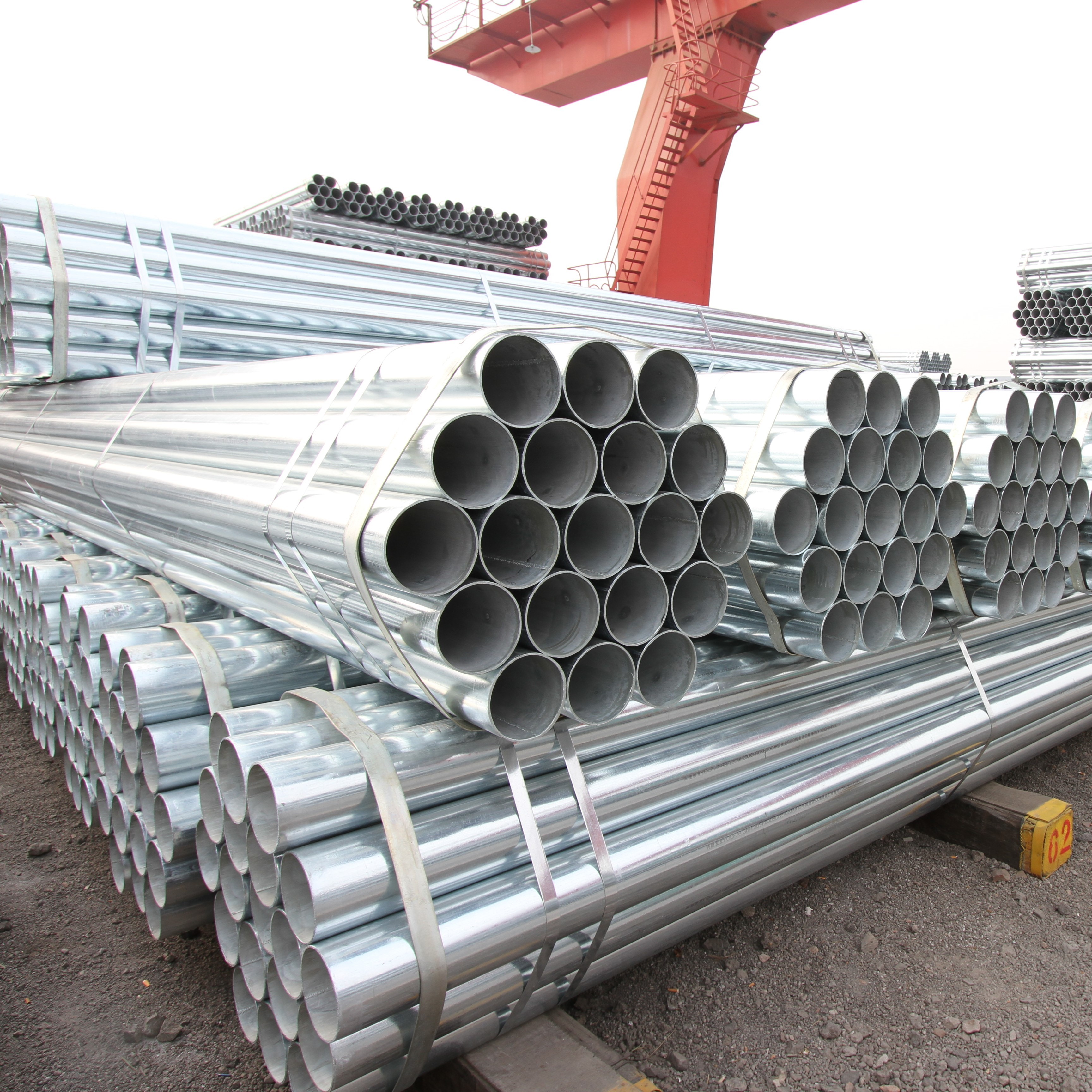 ASTM Greenhouse Galvanized Steel Tube 2.75mm Thickness Hot Dipped AISI