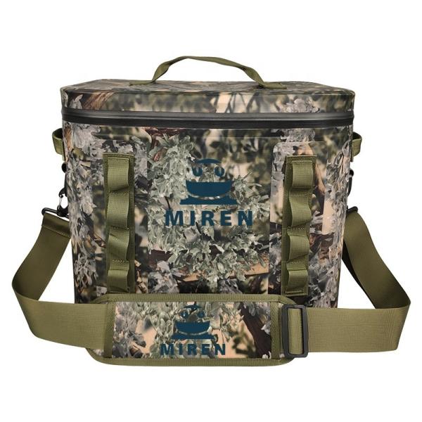 Waterproof 20l Cooler Backpack , Camouflage Soft Sided Coolers For Camping