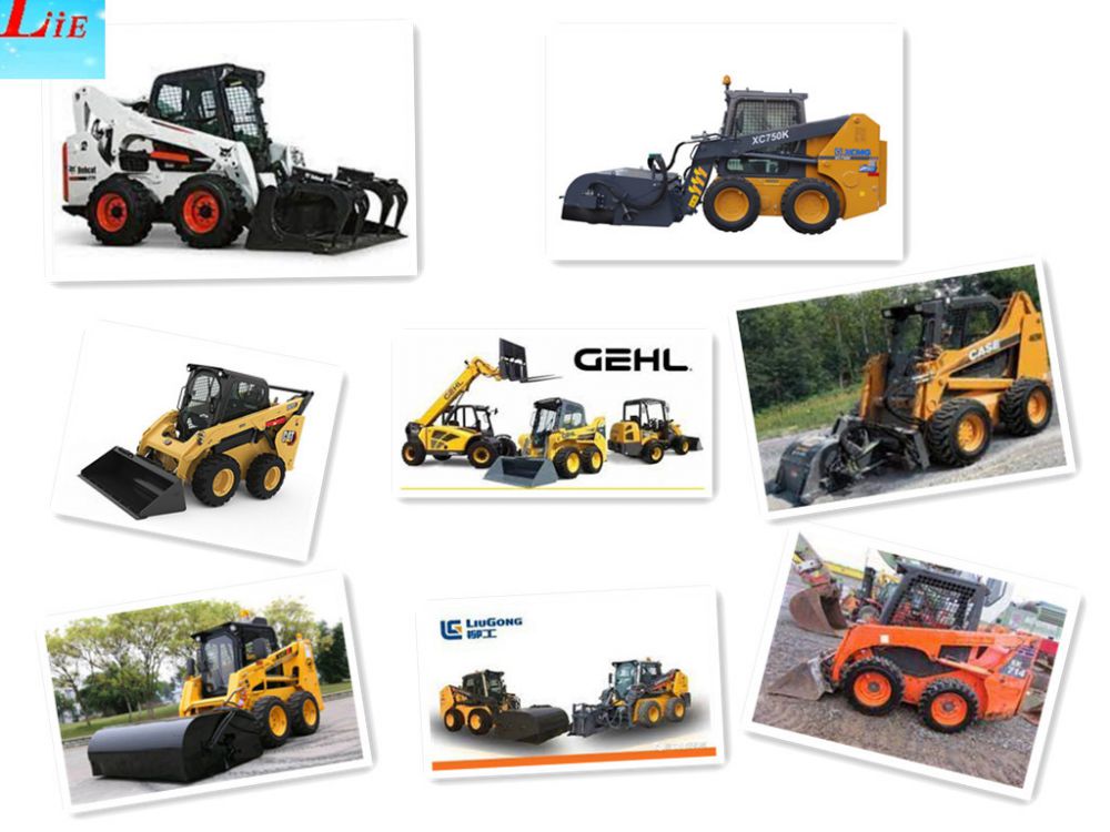 China road sweeper road cleaning machine for wheel loader road sweeper for skid steer