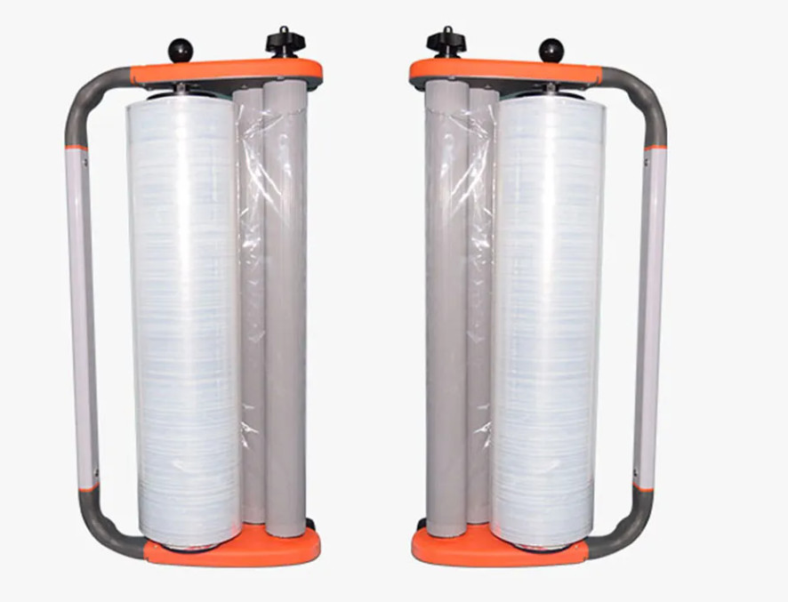Stretched Plastic Film Packaging Stretch Film Rack Distribution Manual Hand Roll Cling Packaging Machine