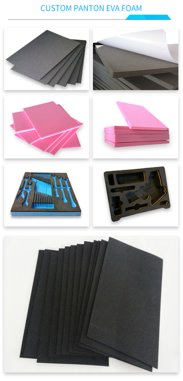 Panton Color Conductive Fabric Die Cut EVA With Double Sides Strong Adhesive