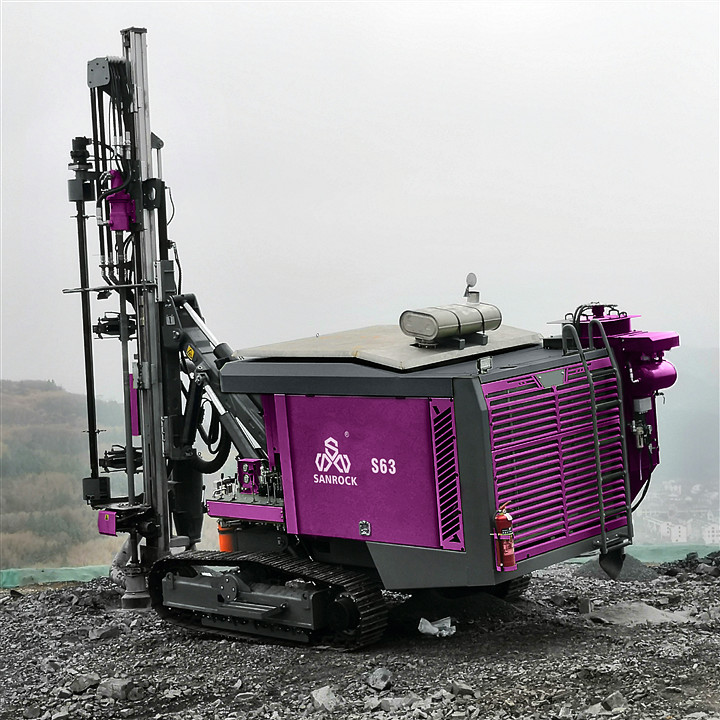30m Depth Integrated Drilling Equipment Hydraulic Crawler Drilling Rig Rotary Blast Hole