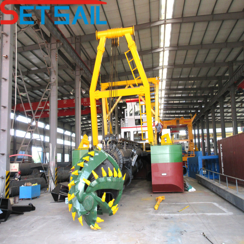 Hydraulic Water Flow 800m3 Cutter Suction Dredger with Diesel Engine