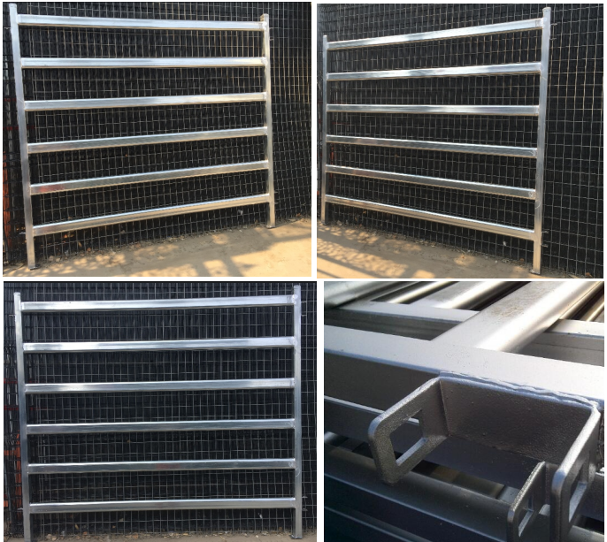 Heavy duty galvanized cattle yard horse fence panel for farm livestock