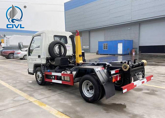4/6/8m3 Hook Arm Garbage Truck New Rubbish Truck / JAC ISUZU Dustbin Lorry Dumpcart Vehicle 4m3 Hook Arm Garbage Truck