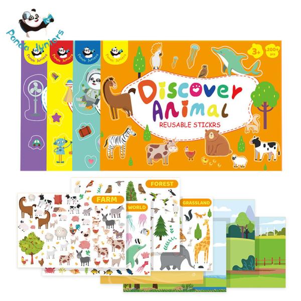 My Lovely Home DIY Reusable Sticker Book Album Improve Concentration