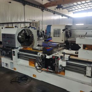 Fanuc CNC Pipe Threading Lathe QK1325 800mm Swing 250mm Threading