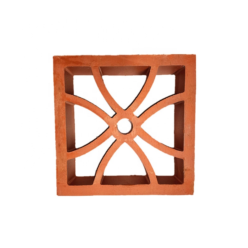 800 Centigrade Heat Insulation Hollow Perforated Clay Bricks for Garden Wall Decorative Construction