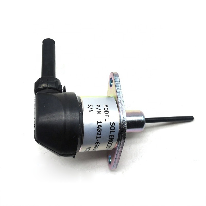 12V Fuel Shutoff Solenoid 1A021-60017 Excavator Spare Parts For KUBOTA Tractors