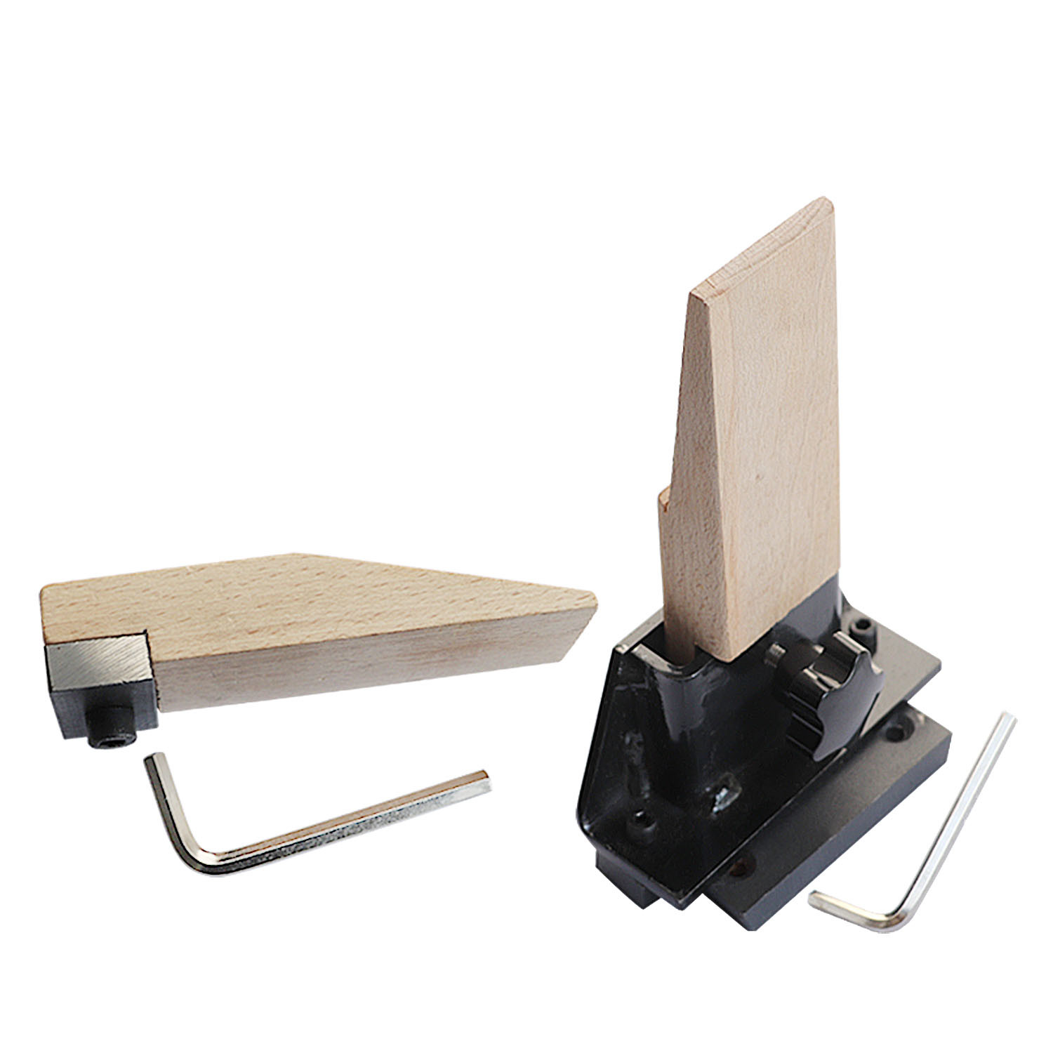 TOKTOS Jeweler Wooden Bench Pin With Anvil Mounting Holder