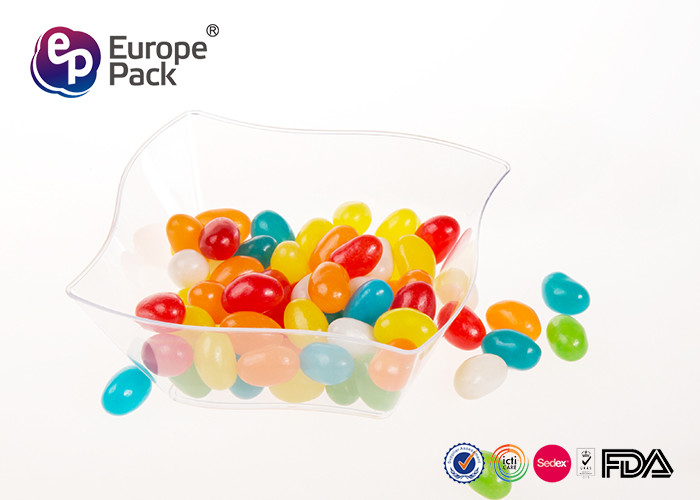 Polystyrene Disposable Plastic Dishes Clear Plastic Dessert Containers