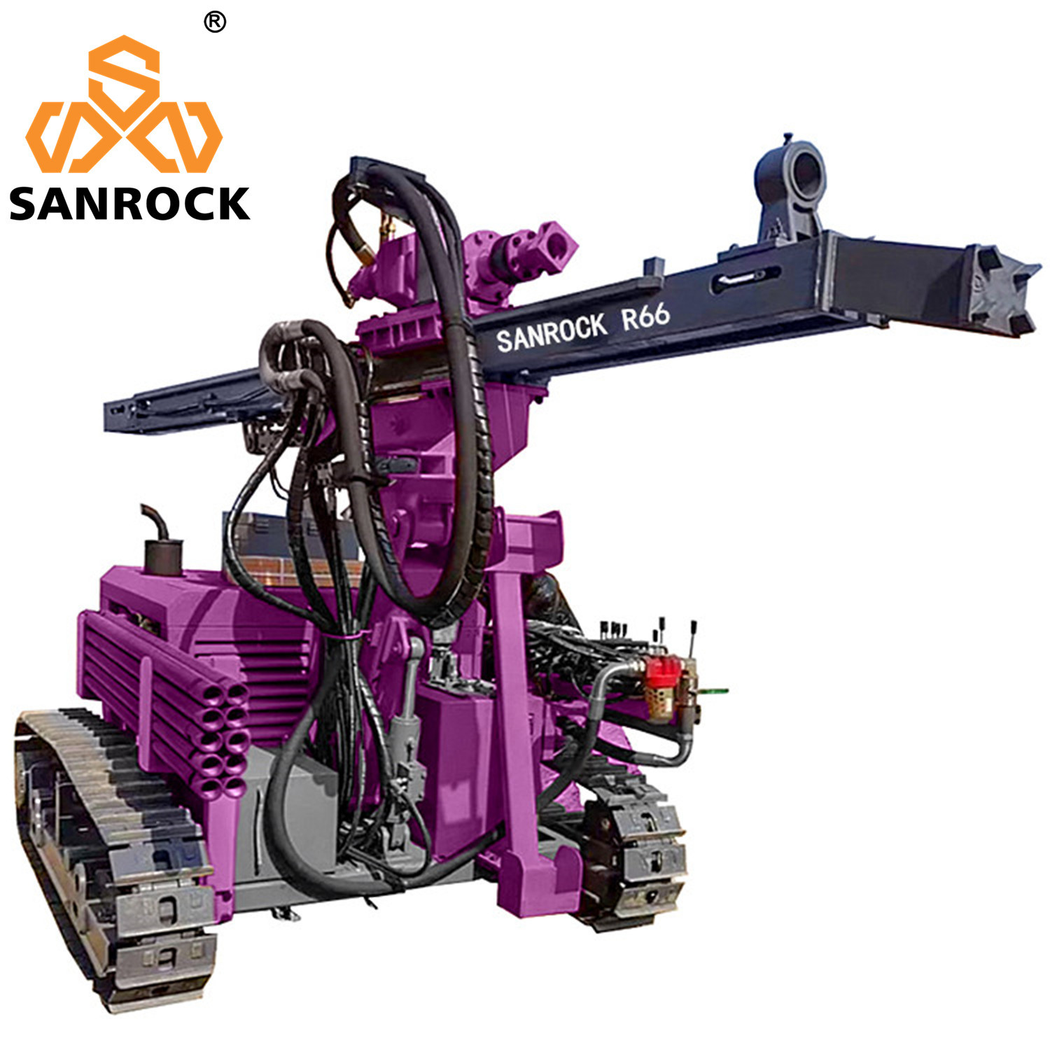 Mining DTH Drilling Machine Rotary Borehole Crawler Hydraulic DTH Drilling Rig