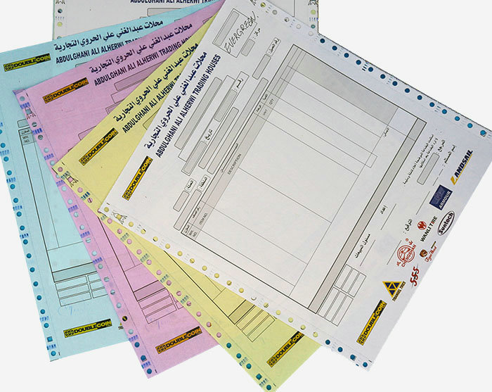 Formaldehyde Free Color Stable Carbonless Copy Paper 48gsm 80gsm For Bill Printing