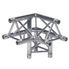 Silver Color 30*30CM Perfect Design Spigot 90 Degree Aluminum Truss Coupler