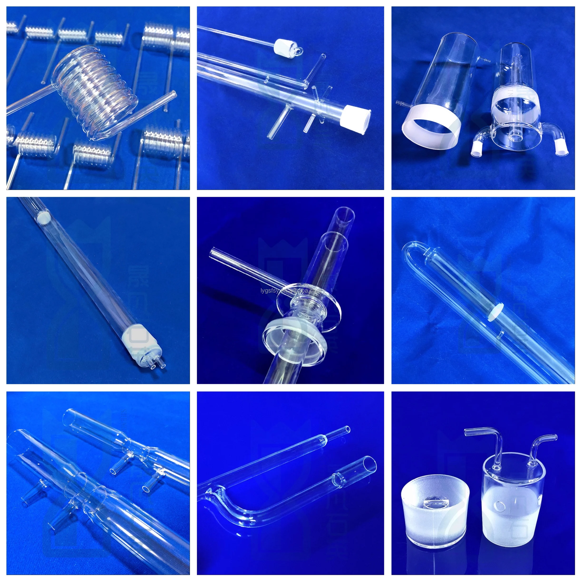 Factory Custom High Temperature Furnace Quartz Glass Tube