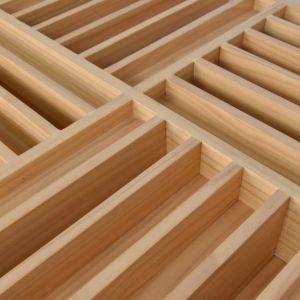 Square Shape Wooden QRD Acoustic Diffuser Enhanced Sound Dispersion For Studio