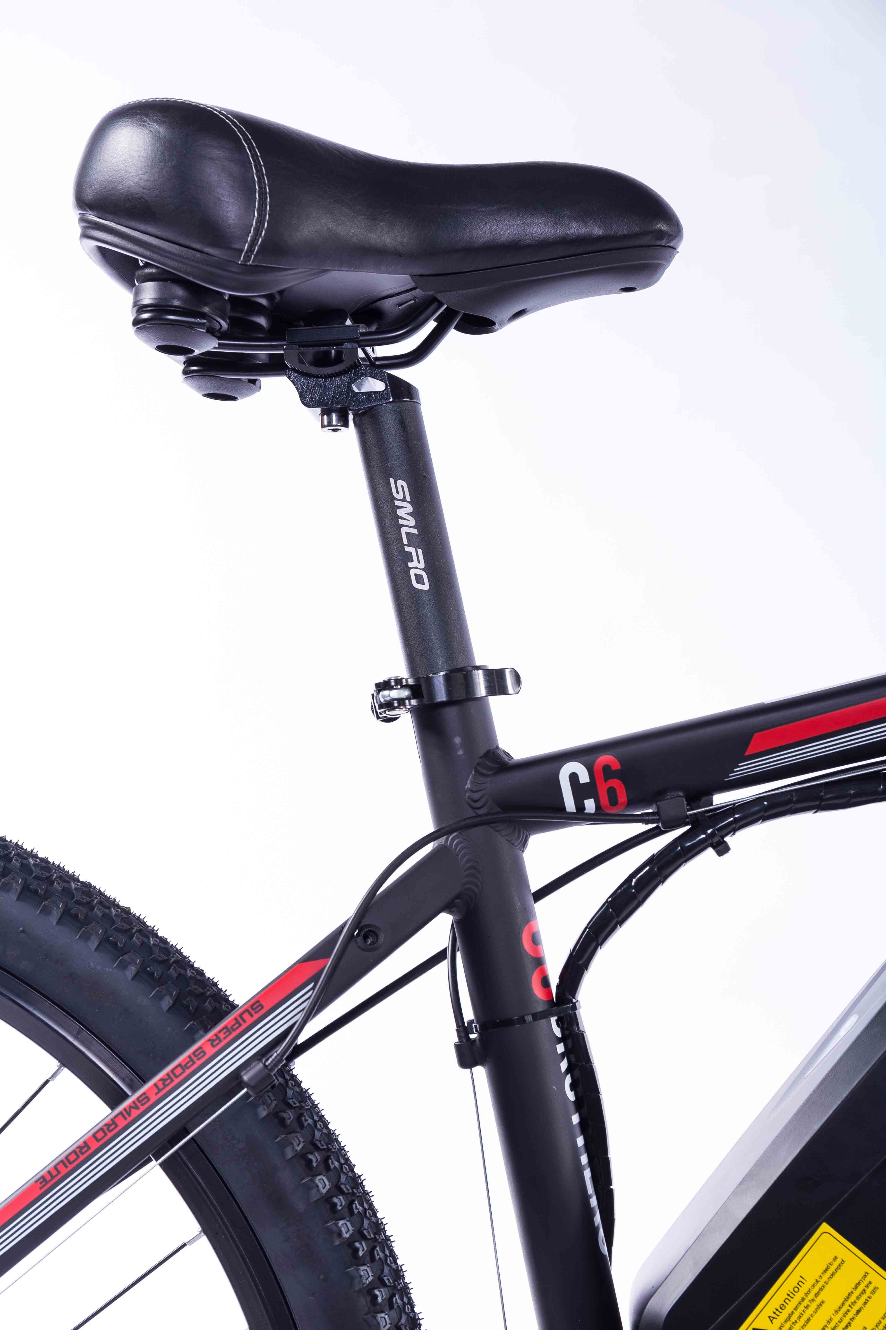 26 27.5 29 Inch Electric Bike Shimano 7 Speed 48V Lithium Battery For Adults
