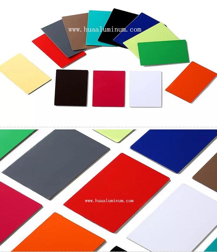 Anti Static Polyester Aluminium Composite Panel 1220*2440mm Glossy ACP Sheets
