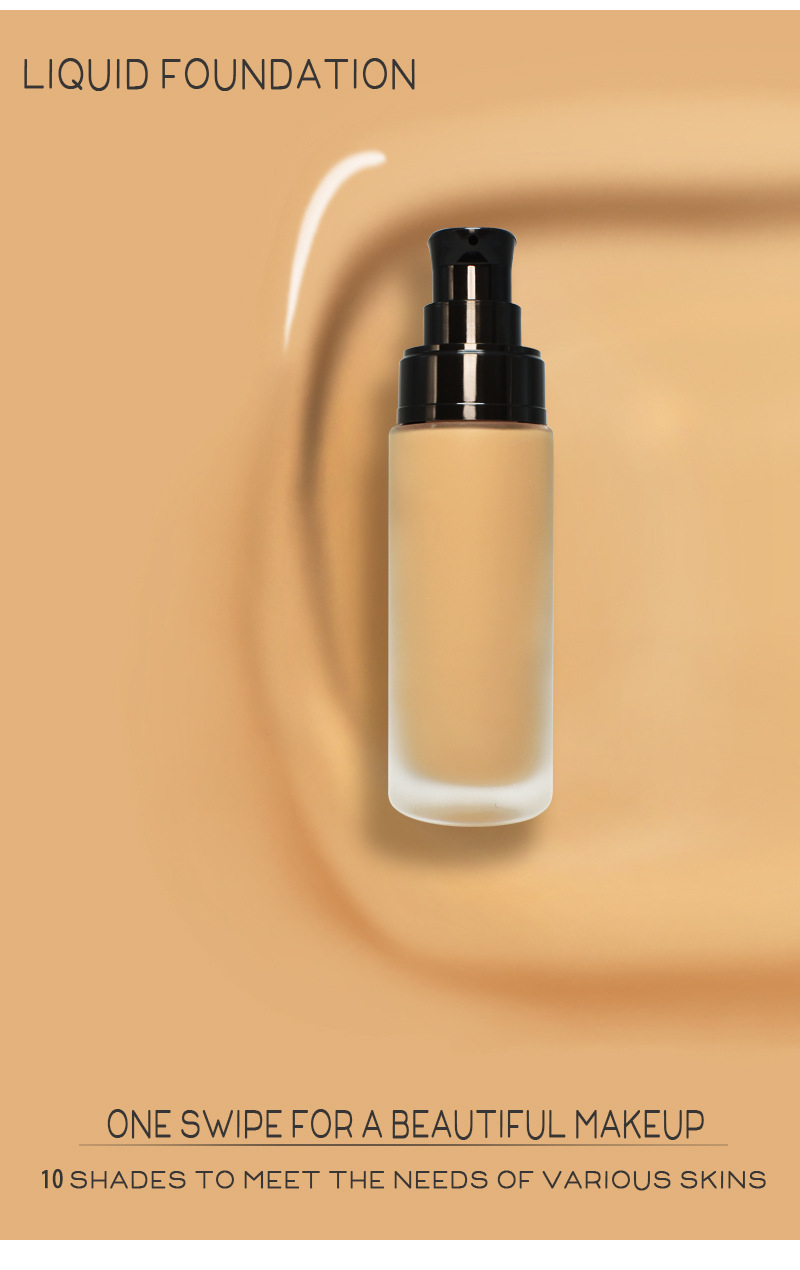 OEM / ODM Best Foundation Waterproof Face Makeup Foundation Base Primer No logo Foundation Private Label for Dark Skin Vegan