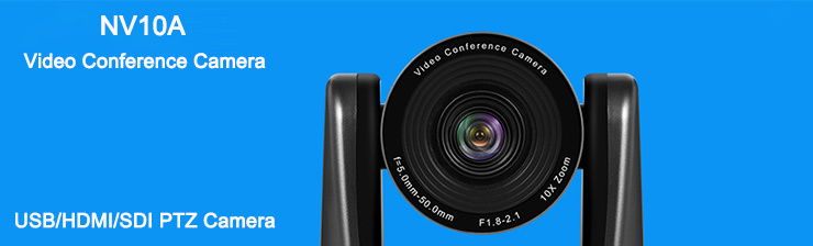 Nv10A 10X Zoom HDMI/SDI/USB 3 Video Outputs HDMI HD1080p Video Conference Camera