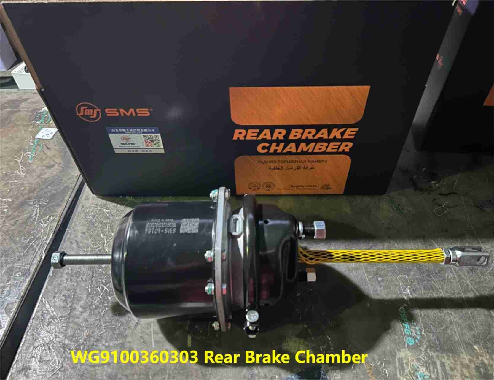 WG9100360303 Rear / Spring / Air Brake Chamber Shacman HOWO Truck Parts