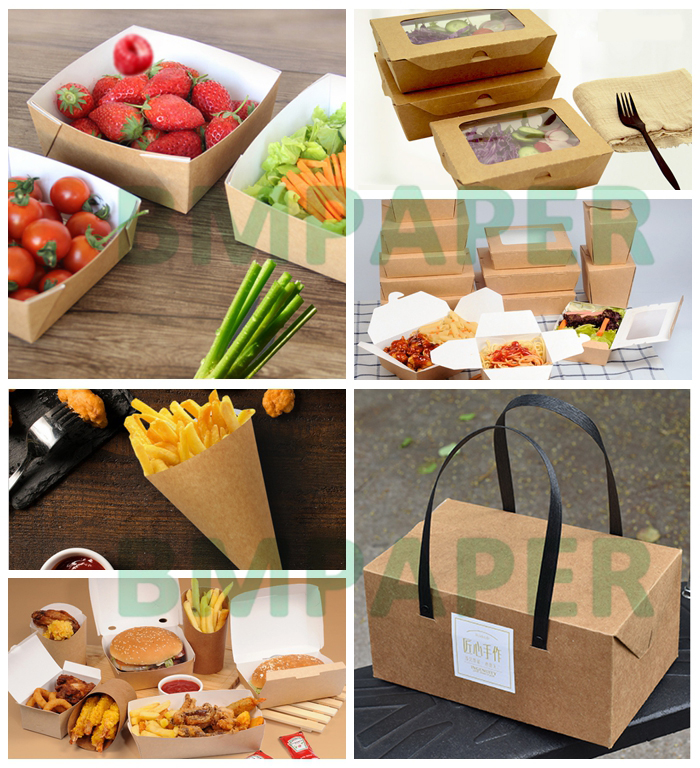 200 - 365g CKB Folding Carton White Coated Kraft Paper Board For Cake Boxes