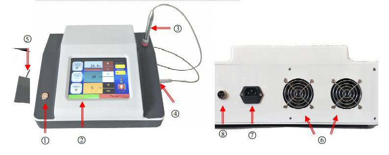 980nm Diode Laser Vascular&Spider Veins Red Blood Vessels Removal Treatment Remover Machine