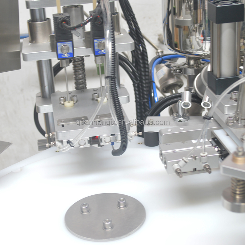 304 Stainless Steel Automatic Gel Liquid Tube Filling Capping Packing Machine OEM