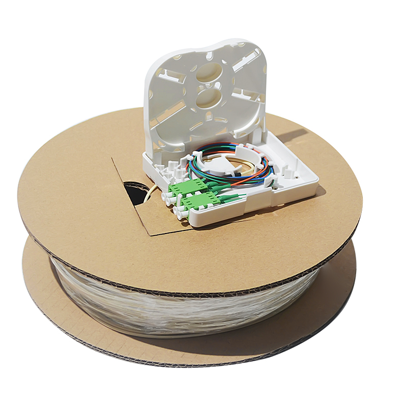2 Port Mini Fiber Optic Terminal Box 86 Type Wall Mounted For Indoor