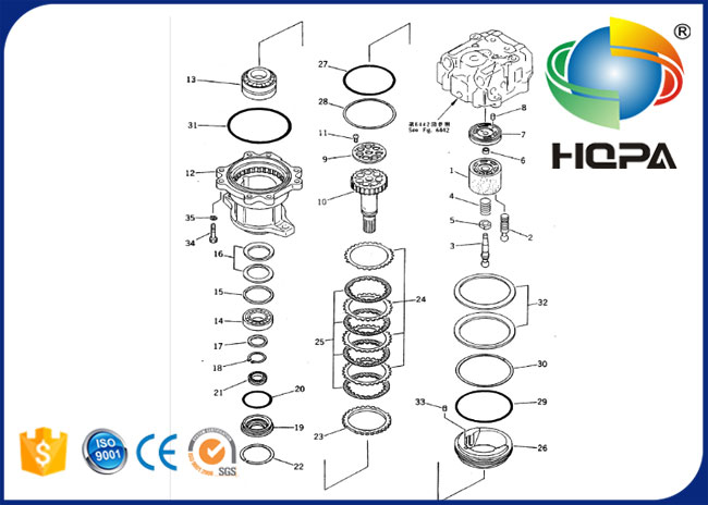 706-77-01150KT 706-77-01150 Travel Motor Seal Kit for Komatsu PC300-5 PC400-5