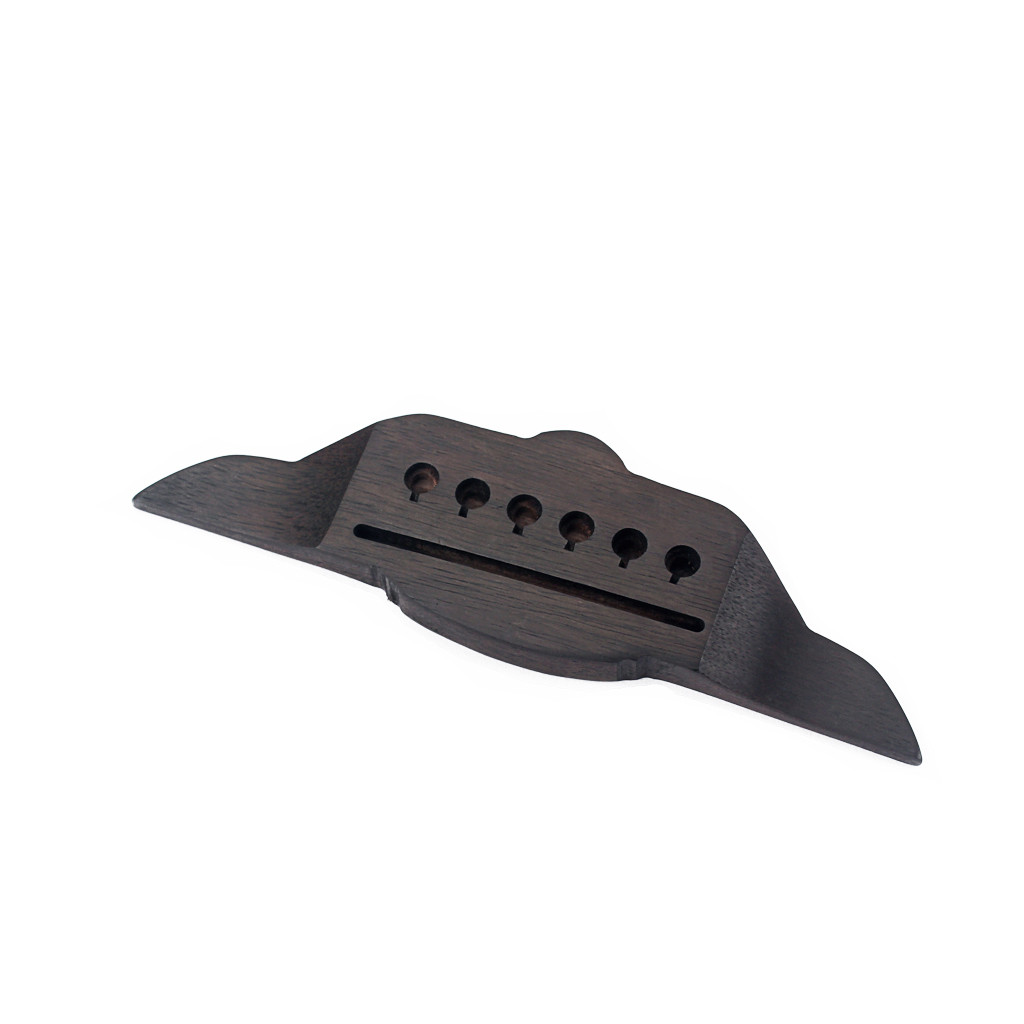 6 Pins Acoustic Guitar Bridge Slotted Guitar Bridge Replacement