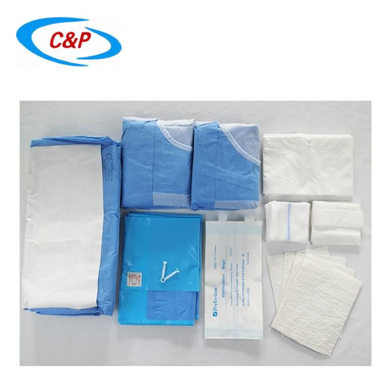 Disposable Cesarean Section Drape Pack In Blue Color With CE ISO13485 Approved
