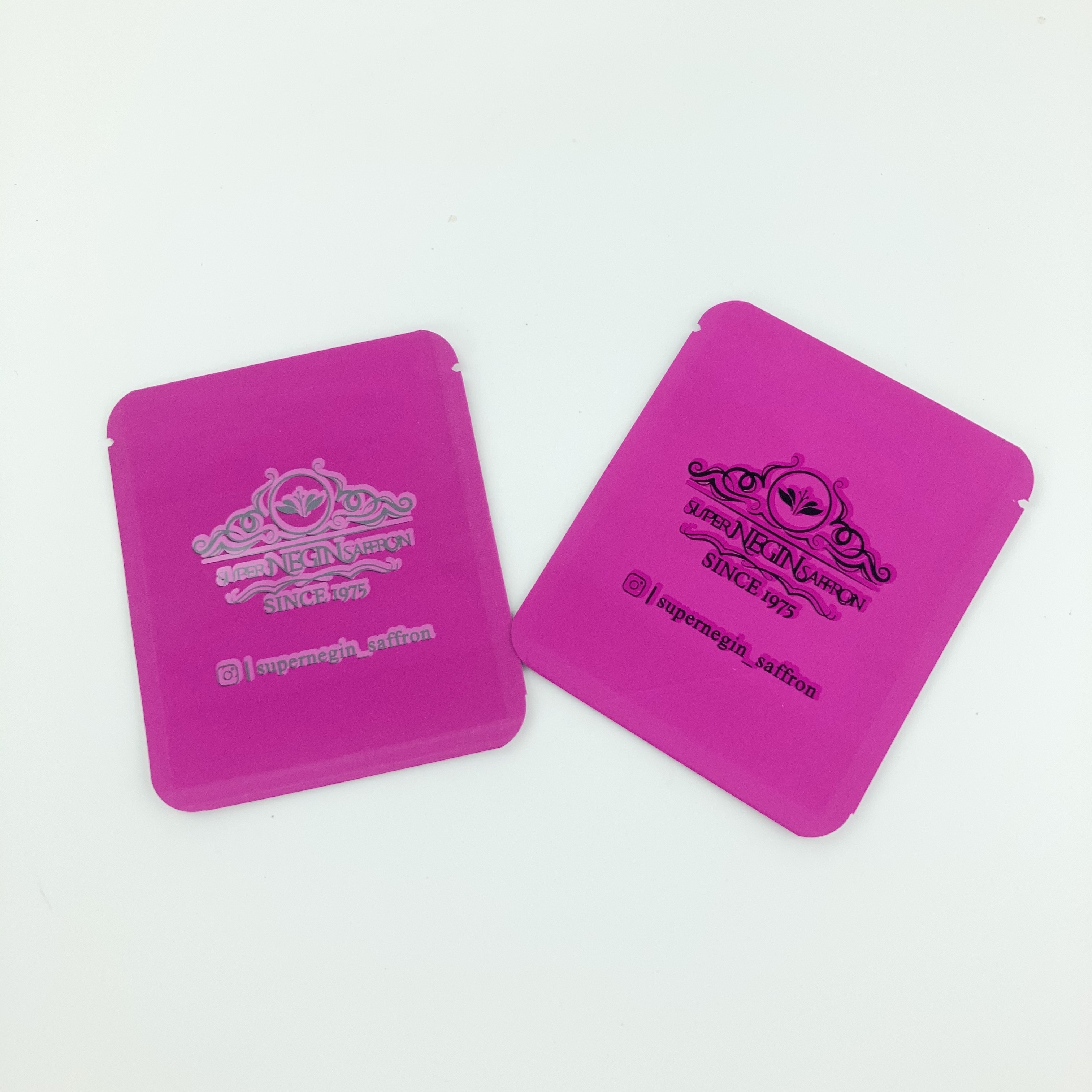 bags food for dry saffron crocus and tea 500pcs MOQ for custom packaging bag nuts packaging bag
