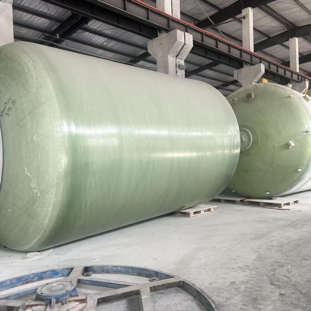 2500 Mm Filament Winding Grp Water Tank Harmless Treatment High Strength